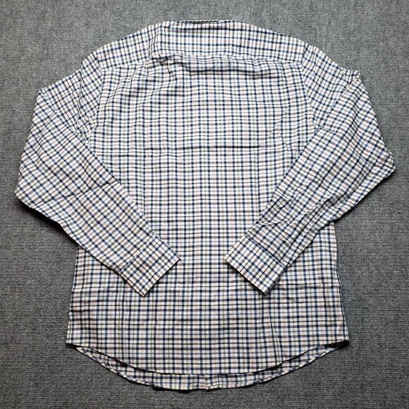 UNTUCKit Seyval WF Shirt Mens LT Multicolor Check Long Sleeve Button Up New - Picture 5 of 13